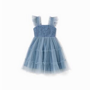PatPat Blue Tulle Kids Dress